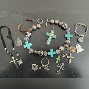 Religious vintage jewelry lot